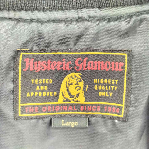 ヒステリックグラマー HYSTERIC GLAMOUR DETROIT DOG刺繍 スーベニアブルゾン メンズ JPN:L