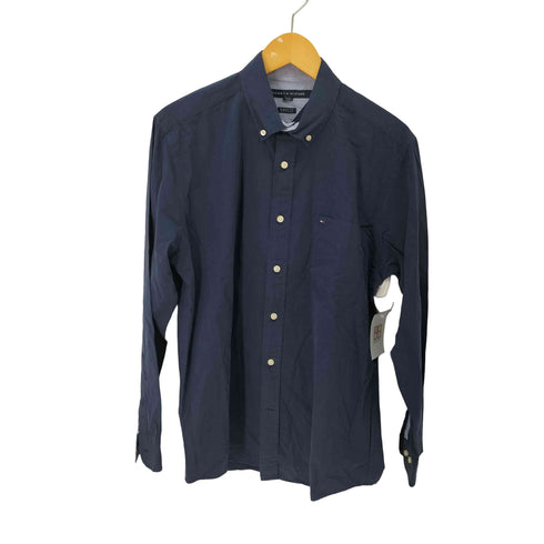 トミーヒルフィガー TOMMY HILFIGER CLASSIC FIT 刺繍 ボタンダウンシャツ メンズ M