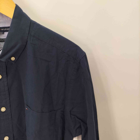 トミーヒルフィガー TOMMY HILFIGER CLASSIC FIT 刺繍 ボタンダウンシャツ メンズ M