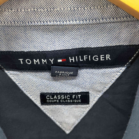 トミーヒルフィガー TOMMY HILFIGER CLASSIC FIT 刺繍 ボタンダウンシャツ メンズ M