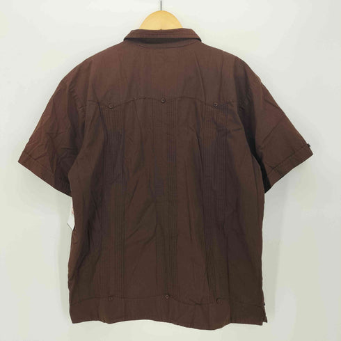 バッカーズ Backers 刺繍 S/S キューバ シャツ メンズ import:L