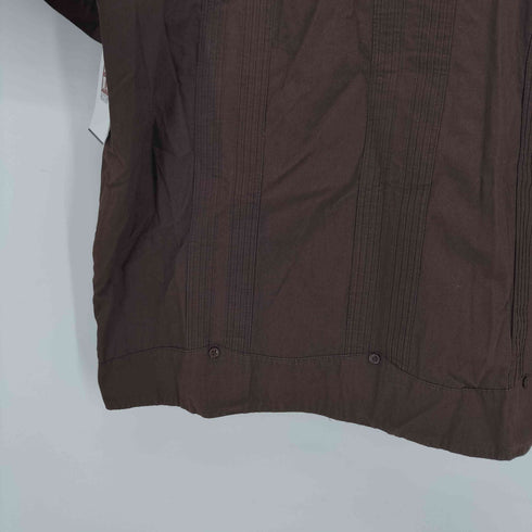 バッカーズ Backers 刺繍 S/S キューバ シャツ メンズ import:L