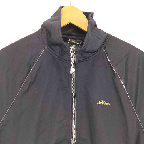 ロエン Roen ロゴ刺繍 背面スタッズデザイン スカルジップ トラックジャケット Y2K メンズ JPN:XL