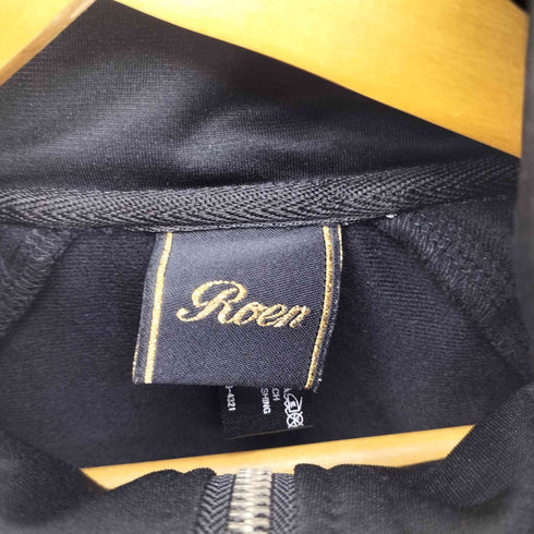 ロエン Roen ロゴ刺繍 背面スタッズデザイン スカルジップ トラックジャケット Y2K メンズ JPN:XL