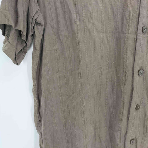 クラフトアンドバロー Croft&Barrow オープンカラー シルク シャツ メンズ import:L