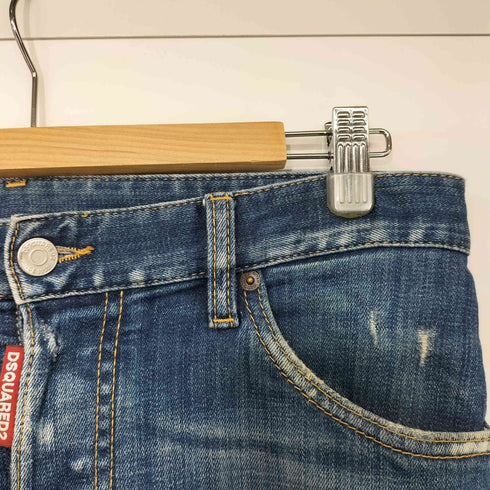 ディースクエアード DSQUARED2 19AW Sexy Twist Jean ダメージ加工 スリムデニムパンツ スキニー メンズ 44