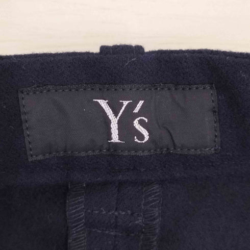 ワイズ Ys タスマニアウール混 ワイドパンツ レディース