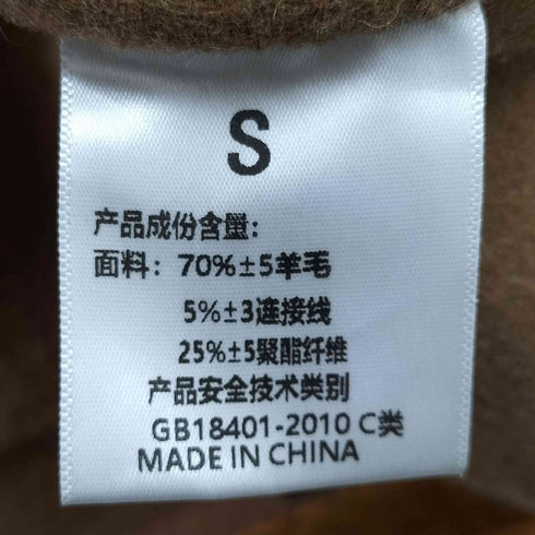 ウール混 ダッフルコート レディース