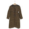 ザラ ZARA チェック柄ダッフルコート レディース S