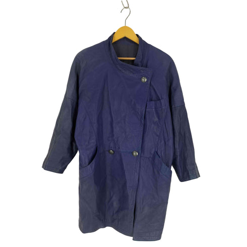 ラムレザー ダブル ハーフコート レディース