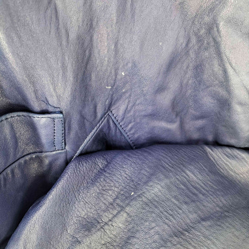 ラムレザー ダブル ハーフコート レディース