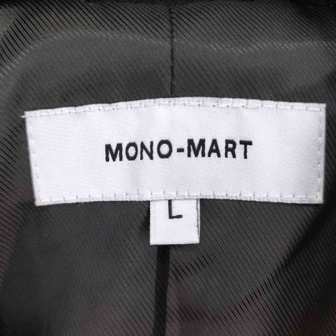 モノマート MONO-MART ソフトメルトンサイドジップピーコート メンズ L
