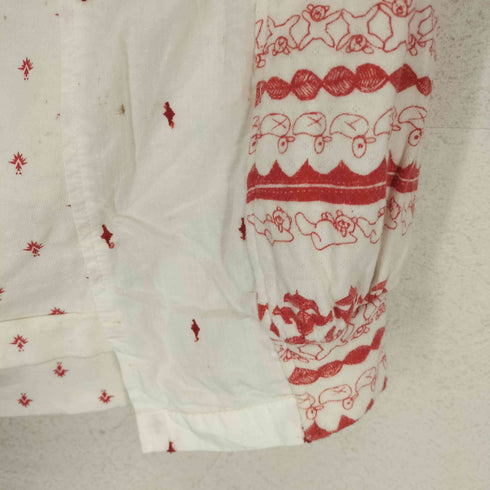 アンダーカバー UNDERCOVER 02SS HAZE期 イラストデザインコットンブラウス レディース M