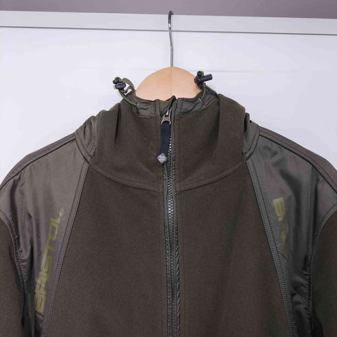 エフシーレアルブリストル F.C.Real Bristol 切替 ジップアップ フーデッド フリースジャケット メンズ import:S