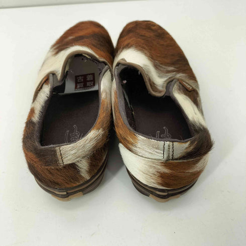 バンズ VANS 00S ハラコ ポニー スリッポン インソール 筆記体ロゴ メンズ US:8.5