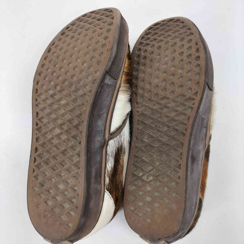 バンズ VANS 00S ハラコ ポニー スリッポン インソール 筆記体ロゴ メンズ US:8.5