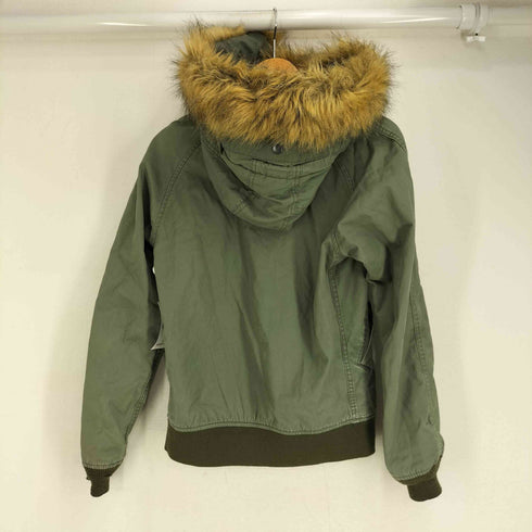 アルファインダストリーズ ALPHA INDUSTRIES ファーフード付 フライトジャケット メンズ import:S