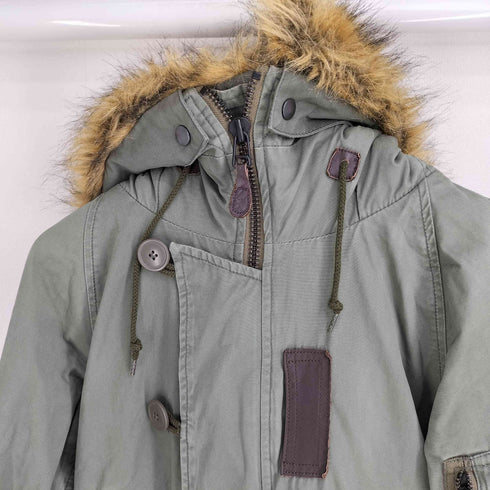 アルファインダストリーズ ALPHA INDUSTRIES ファーフード付 フライトジャケット メンズ import:S