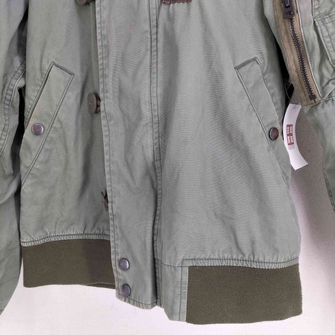 アルファインダストリーズ ALPHA INDUSTRIES ファーフード付 フライトジャケット メンズ import:S