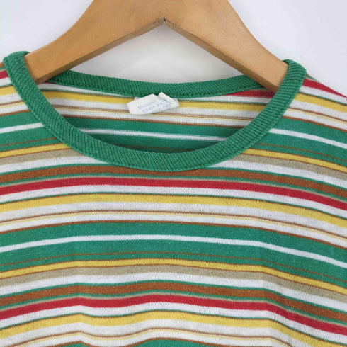 70S~80S シングルステッチボーダーTシャツ メンズ import:M