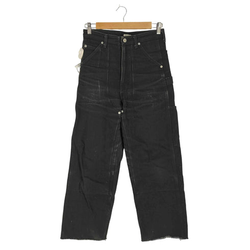 アンスクリア INSCRIRE ダブルニー ブラックデニム メンズ 36