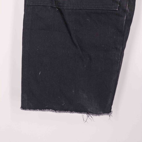 アンスクリア INSCRIRE ダブルニー ブラックデニム メンズ 36