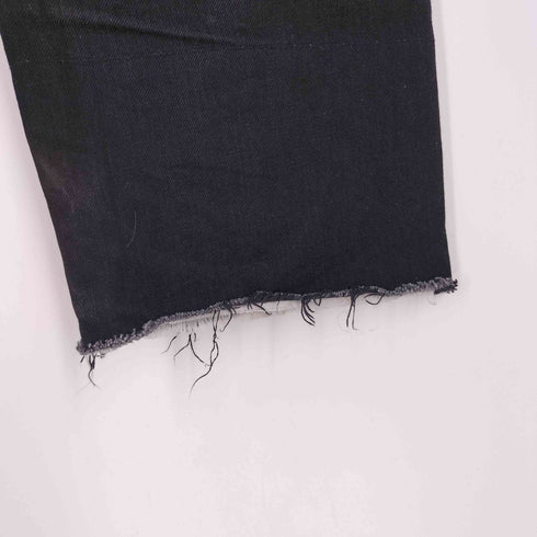 アンスクリア INSCRIRE ダブルニー ブラックデニム メンズ 36