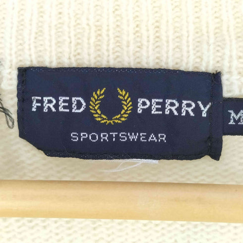 フレッドペリー FRED PERRY 90S Vネック ウールニット メンズ import:M