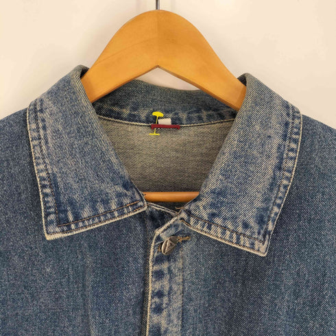 リメイク カットオフ エルボーパッチ 2ポケ デニムジャケット メンズ XXXL