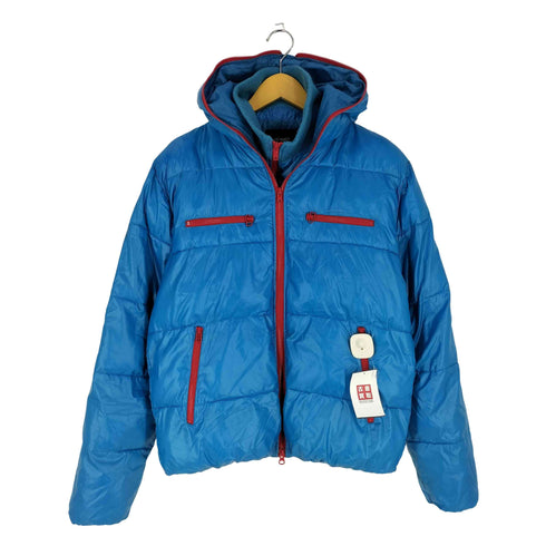 レイヤードデザイン フーデッドパテッドジャケット メンズ import:XL