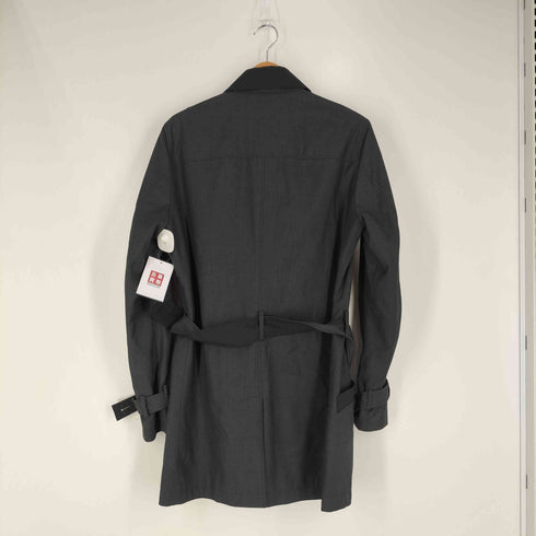 ハムネット HAMNETT ダブルブレスト ポリレーヨン トレンチコート メンズ import:L