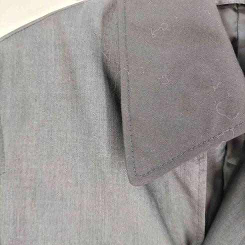 ハムネット HAMNETT ダブルブレスト ポリレーヨン トレンチコート メンズ import:L