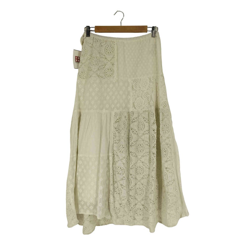 スローブイエナ SLOBE IENA 24AW パッチワークレーススカート レディース
