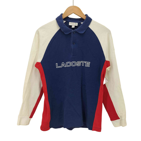 ラコステ LACOSTE トリコロール 鹿の子ポロシャツ メンズ JPN:3