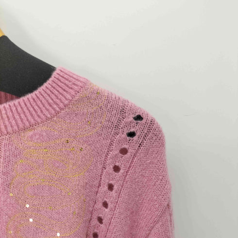 ヒステリックグラマー HYSTERIC GLAMOUR 25AW SNAKE LOOP刺繍 セーター レディース FREE