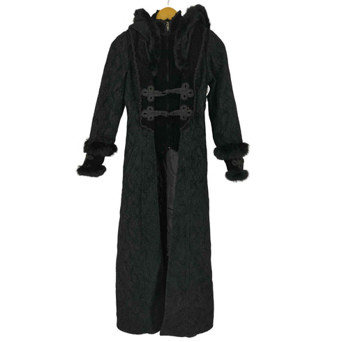 RNG ファー 刺繍加工 ロングコート レディース