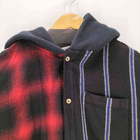 アレキサンダーワン Alexander Wang WOOL TARTAN HOODED SHIRT メンズ S
