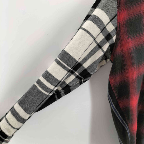 アレキサンダーワン Alexander Wang WOOL TARTAN HOODED SHIRT メンズ S