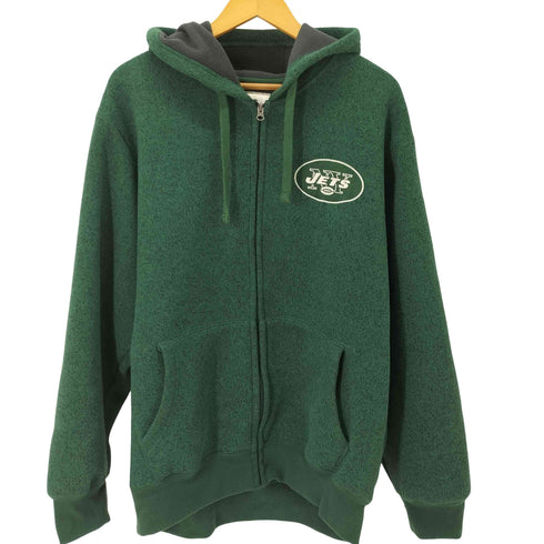 エヌエフエル NFL チームロゴ刺繍 ジップパーカー メンズ import:XL