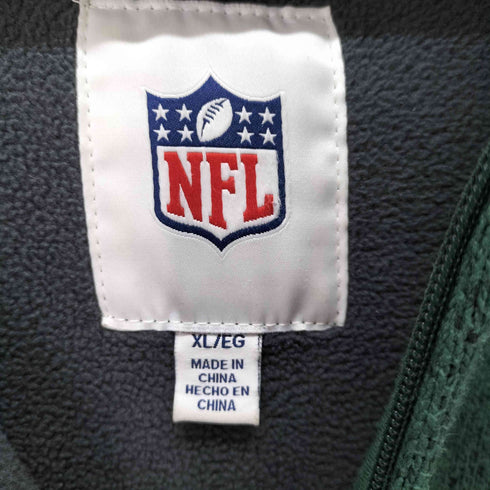 エヌエフエル NFL チームロゴ刺繍 ジップパーカー メンズ import:XL