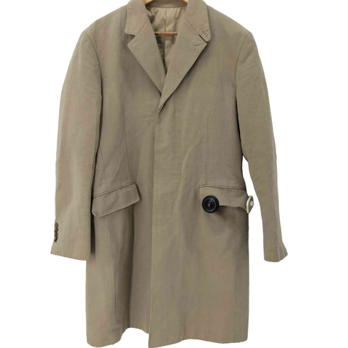 THE SOVEREIGN HOUSE カシミヤ混 ステンカラーコート メンズ JPN:46