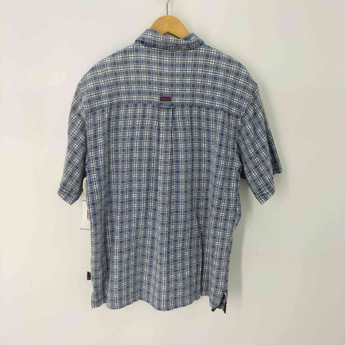 フブ FUBU 90-00s コットンチェック半袖シャツ メンズ JPN:L