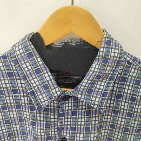 フブ FUBU 90-00s コットンチェック半袖シャツ メンズ JPN:L