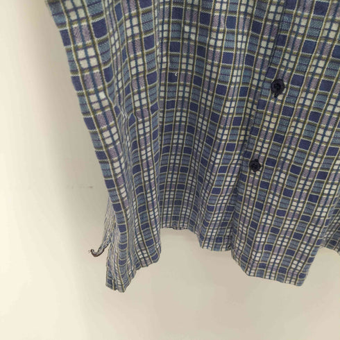 フブ FUBU 90-00s コットンチェック半袖シャツ メンズ JPN:L