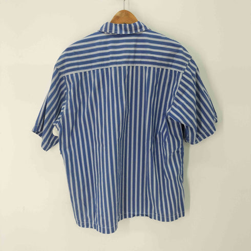 レッドキャップ RED KAP 25SS 別注リラックスフィット ハーフジップワンポイントロゴ 半袖ワークシャツ メンズ import:M