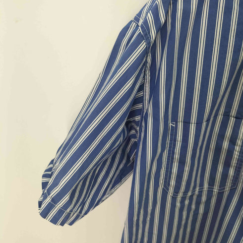 レッドキャップ RED KAP 25SS 別注リラックスフィット ハーフジップワンポイントロゴ 半袖ワークシャツ メンズ import:M