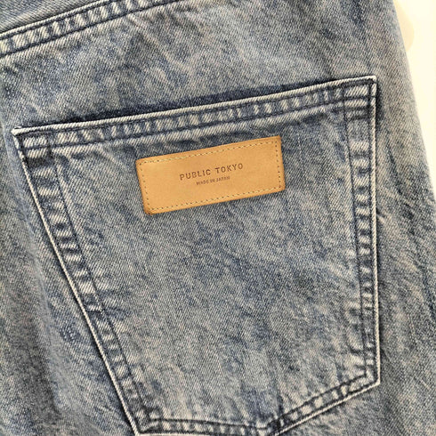 パブリックトウキョウ PUBLIC TOKYO リラックスワイドヴィンテージライクデニムパンツ メンズ 3