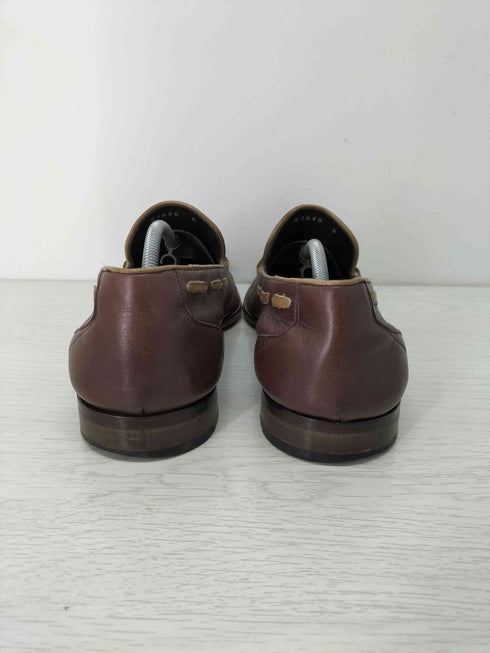 INTERESSA スペイン製 レザータッセルローファー import メンズ 8