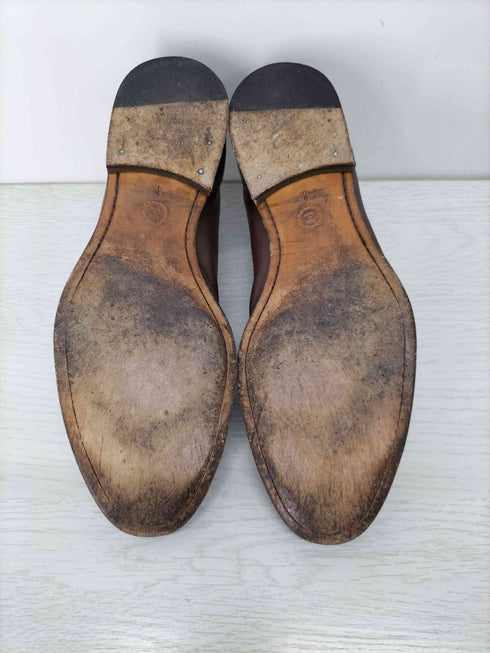 INTERESSA スペイン製 レザータッセルローファー import メンズ 8