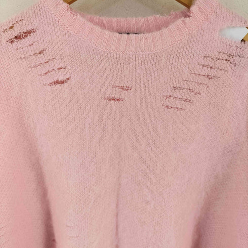 パメオポーズ Pameo Pose Sliver Sweater ダメージニット レディース FREE